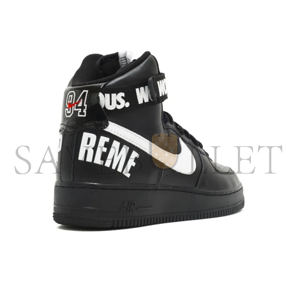 NIKE AIR FORCE 1 HIGH SUPREME WORLD FAMOUS BLACK 698696-010